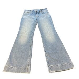 Women's Light Blue Flared Jeans